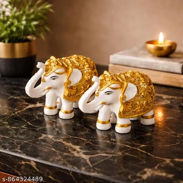 Elegant_Marble_Elephant_Pair_Showpiece_3_Inch_Premium_White_Gold_Decorative_Idols_For_Home_Decor_Mandir_Gifting_Sai_Amrut_Gifts