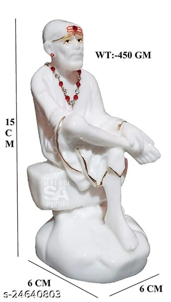 Sai_Amrut_Sai_Baba_Murti_Marble_Dust_Idol_Statue_For_Pooja_White_3_5_Inch