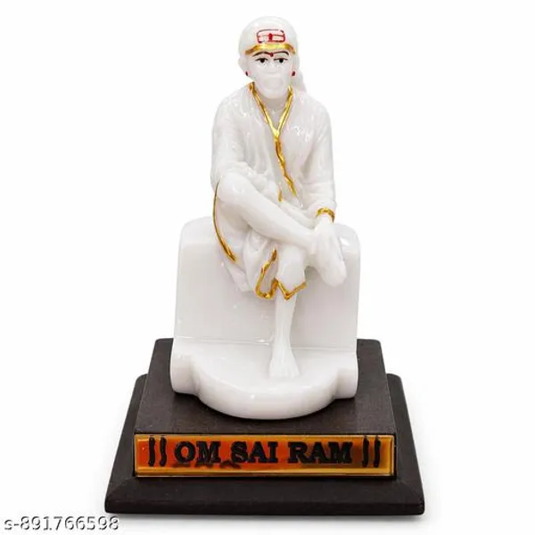 Sai_Baba_Statue_With_Acrylic_Base_4_Inch_Premium_Marble_Finish_Idol_Car_Dashboard_Office_Desk_Decor_Om_Sai_Ram_Murti_Sai_Amrut_Gifts_Shirdi
