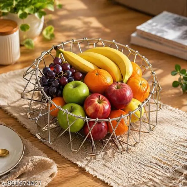 Multipurpose_Stainless_Steel_Folding_Fruit_Basket_Expandable_Chapati_Stand_Space_Saving_Kitchen_Organizer_Modern_Wire_Storage_Bowl