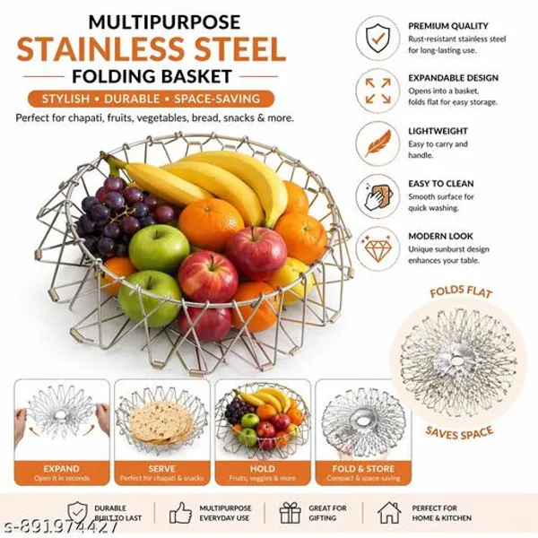 Multipurpose_Stainless_Steel_Folding_Fruit_Basket_Expandable_Chapati_Stand_Space_Saving_Kitchen_Organizer_Modern_Wire_Storage_Bowl