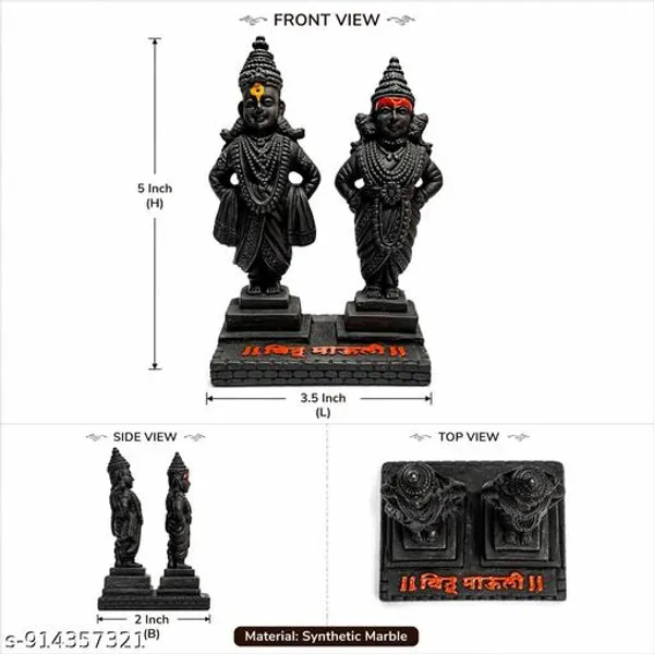 Vitthal_Rukmini_Idol_5_Inch_Black_Marble_Finish_Washable_Hindu_God_Statue_For_Home_Decor_Car_Dashboard_Pooja_Gift