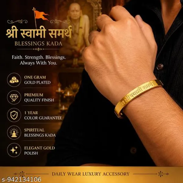 Shree_Swami_Samarth_Kada_For_Men_One_Gram_Gold_Plated_Bracelet_Spiritual_Blessings_Kada_Premium_Stainless_Steel_Daily_Wear_Kada_1_Year_Color_Guarantee