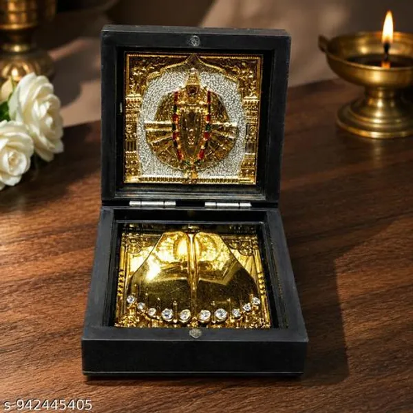 Tulja_Bhavani_Gold_Plated_Gift_Box_With_Divine_Paduka_Wooden_Pooja_Gift_Box_Premium_Religious_Return_Gift_3x3x1_Inch