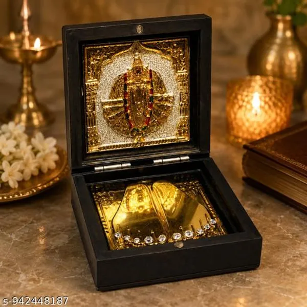Tulja_Bhavani_Gold_Plated_Gift_Box_With_Divine_Paduka_Wooden_Pooja_Gift_Box_Premium_Religious_Return_Gift_3x3x1_Inch