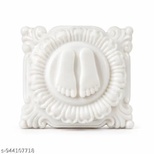 Sai_Baba_Charan_Paduka_Murti_For_Home_Temple_Synthetic_Marble_Sai_Charan_Pooja_Room_Decorative_Idol_Spiritual_Gift_Item_3x3x1_Inch