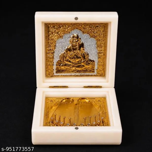 Swami_Samarth_Gift_Box_White_Gold_Premium_Marble_Finish_Spiritual_Gift_Box_For_Home_Temple_Pooja_Return_Gift