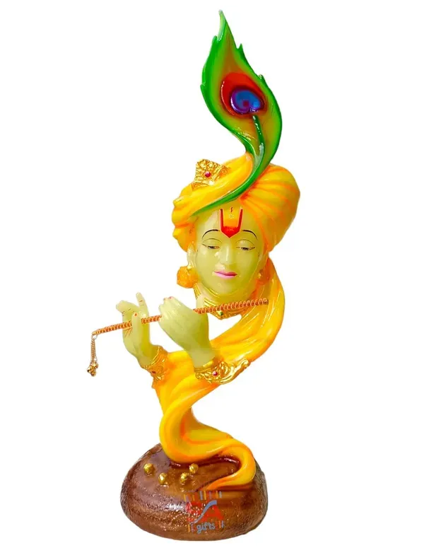 Radium_Marble_Dust_Beautiful_Krishna_With_Flute_Use_In_Pooja_Room_Or_Home_D_More