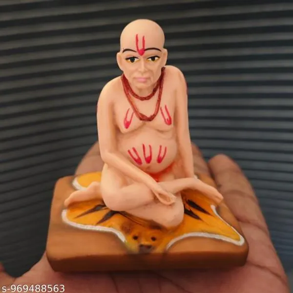 Swami_Samarth_Murti_For_Car_Dashboard_Home_Temple_Resin_Statue_3_Inch_Height_Spiritual_Decorative_Idol