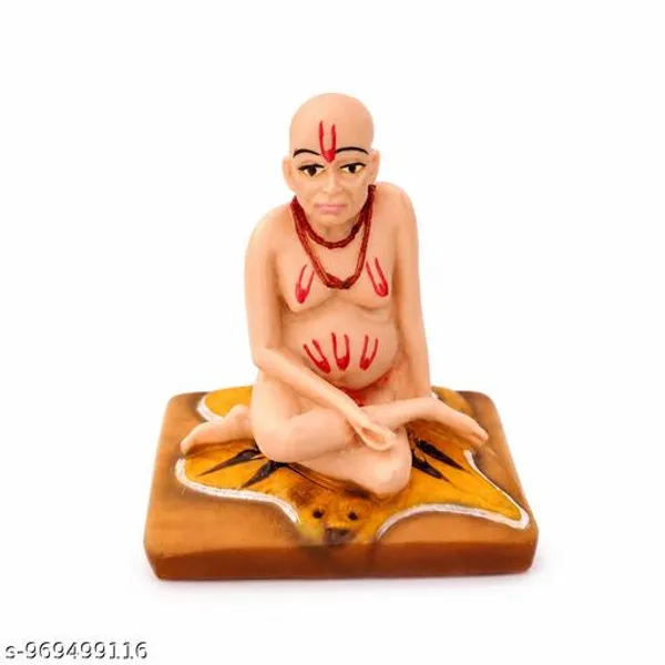 Swami_Samarth_Maharaj_Mini_Idol_For_Car_Dashboard_Spiritual_Resin_Statue_Home_Mandir_Decorative_Murti_3_Inch