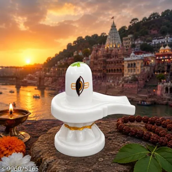 Premium_Washable_Synthetic_Marble_Shivling_For_Home_Temple_White_Shiv_Ling_Idol_For_Puja_Mahadev_Worship