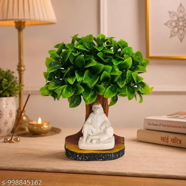 Sai_Baba_Under_Tree_Showpiece_7_Inch_Artificial_Tree_With_3_Inch_Dwarkamai_Sai_Baba_Idol_Spiritual_Home_Decor_Office_Desk_Decorative_Idol_Gift_Item_Resin_Plastic