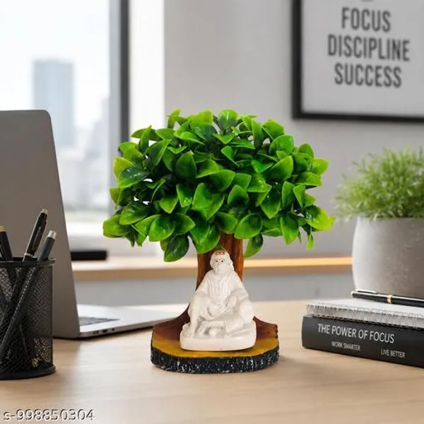 Sai_Baba_Under_Tree_Showpiece_7_Inch_Artificial_Tree_With_3_Inch_Dwarkamai_Sai_Baba_Idol_Spiritual_Home_Decor_Office_Desk_Decorative_Idol_Gift_Item_Resin_Plastic