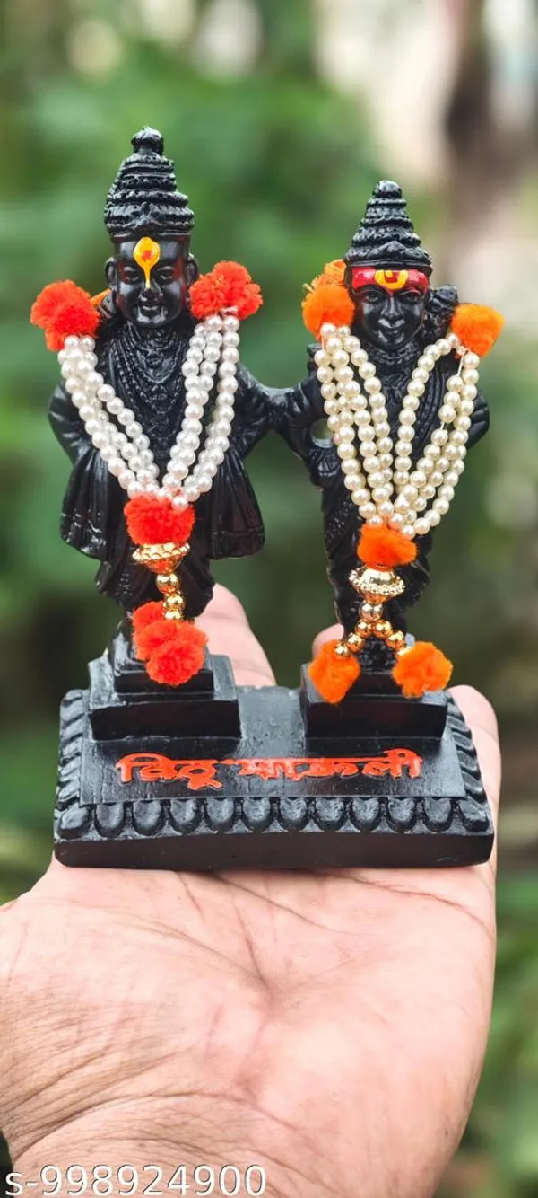 Vitthal_Rukmini_Idol_5_Inch_For_Car_Dashboard_Home_Temple_Premium_Black_Resin_Murti_Vithu_Mauli_Decorative_Statue_Pooja_Gift_Item
