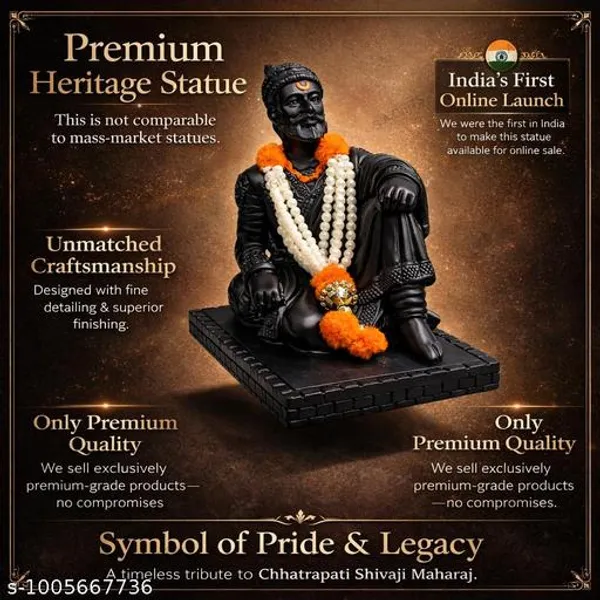 Chhatrapati_Shivaji_Maharaj_Black_Marble_Finish_Idol_With_Pearl_Garland_3_Inch_Decorative_Statue_Car_Dashboard_Home_Temple_Office_Decor_Premium_Gift