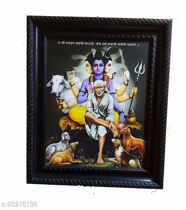 Sai_Amrut_Shirdi_Sai_Baba_Matte_Sparkle_Photo_Frame_Size_8_10_Inch