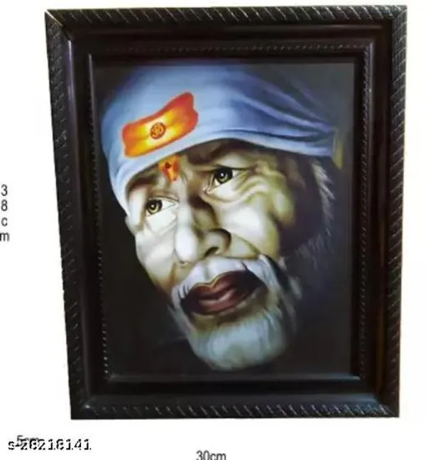 Sai_Amrut_Shirdi_Sai_Baba_Matte_Sparkle_Photo_Frame_Size_8_10_Inch