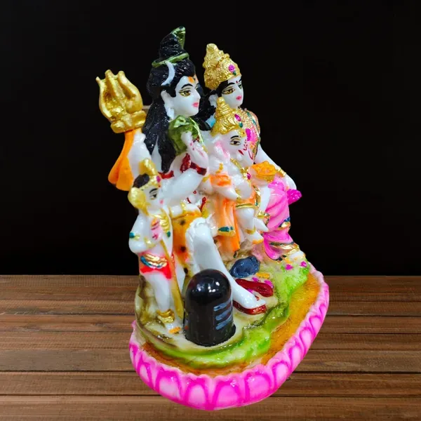 Marble_Lord_Shiva_Parvati_Kartikeya_And_Ganesha_Murti_Shiv_Family_Pariva_More