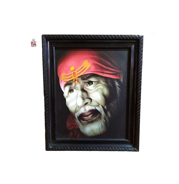Gifts_Shirdi_Baba_Wall_Hanging_Matte_Finish_Wooden_Photo_Frame_For_Home_Dec_More