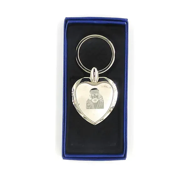 Gifts_Stainless_Steel_Sai_Baba_Key_Chains_For_Car_Home_And_Bike_Heart_Sha_More