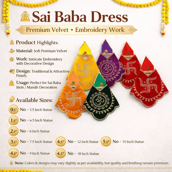 Sai_Baba_Dress_Premium_Velvet_Embroidery_Work_Designer_Mandir_Idol_Clot_More