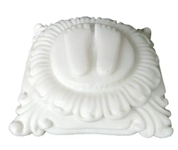 Gifts_Charan_Paduka_Handmade_Polymarble_For_Home_Decor_Pooja_Ghar_10cm