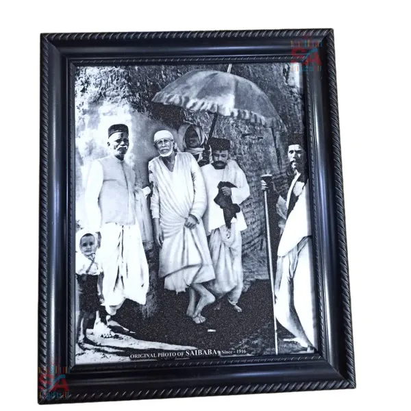 Sirdi_Sai_Baba_Idol_Photo_Frames_For_Home_And_Pooja_Room_12_X_15_Inch_Bla_More