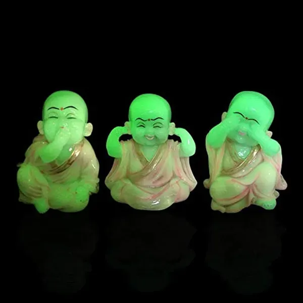 Re_Sine_Radium_Little_Buddha_Monk_Sculpture_15_Cm_Pink_3_Piece