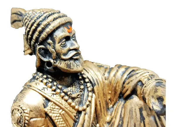 Plastic_Chhatrapati_Aji_The_Legend_Of_Maharashtra_Statue_Gold_Matte_Colour
