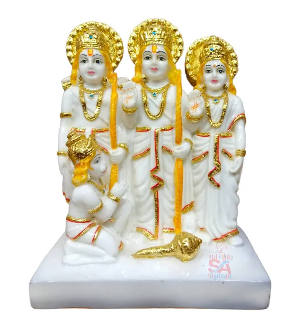 Golden_Plated_Ram_Darbar_Murti_For_Home_Temple_Marble_Big_Handmade_Lord
