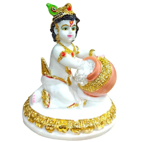 Laddu_Gopal_Idol_In_Marble_Material_Ideal_For_Car_Dashboard_Home_Decor_More