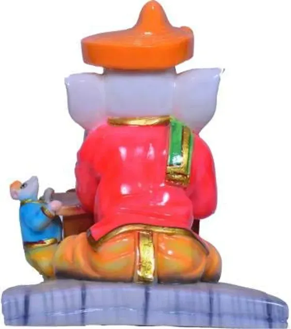 Sai_Amrut_Munim_Ji_Ganesh_Decorative_Showpiece_15_Cm_Marble_Multicolor