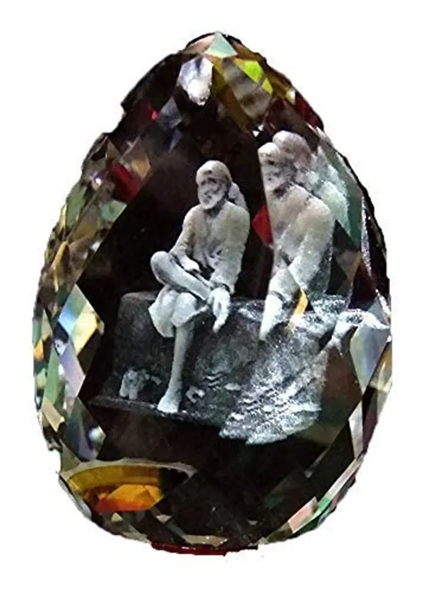S_A_Resin_3d_Crystal_Sai_Baba_Multicolour_2_Inches
