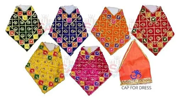Handcrafted_Sai_Baba_Poshak_Dresses_Multi_Coloured_Velvet_Cloth_Sai_Ram