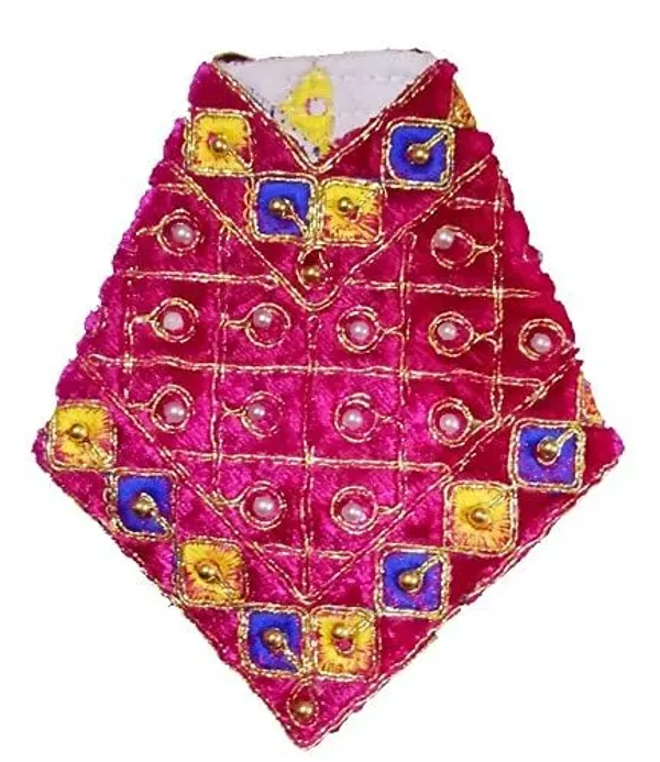Handcrafted_Sai_Baba_Poshak_Dresses_Multi_Coloured_Velvet_Cloth_Sai_Ram