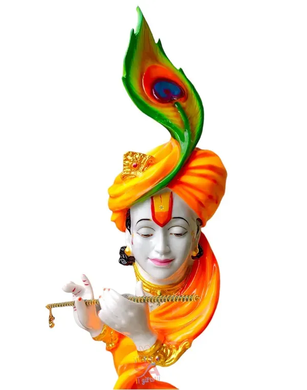 Radium_Marble_Dust_Beautiful_Krishna_With_Flute_Use_In_Pooja_Room_Or_Home_D_More
