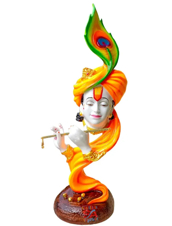Radium_Marble_Dust_Beautiful_Krishna_With_Flute_Use_In_Pooja_Room_Or_Home_D_More