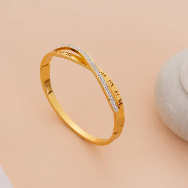 Golden_Stainless_Steel_Dazzling_Crystal_Crossover_Bracelet_For_Women