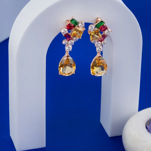 Multicolour_Stainless_Steel_Crystal_Statement_Earrings_For_Women