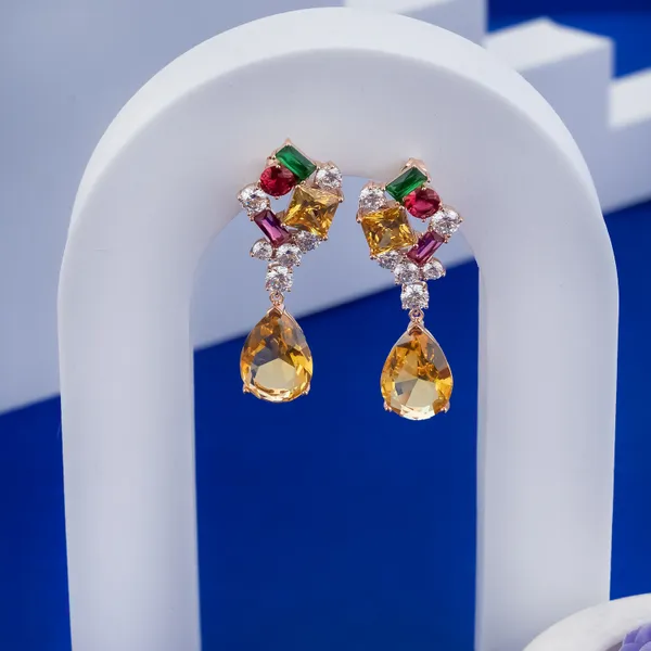 Multicolour_Stainless_Steel_Crystal_Statement_Earrings_For_Women