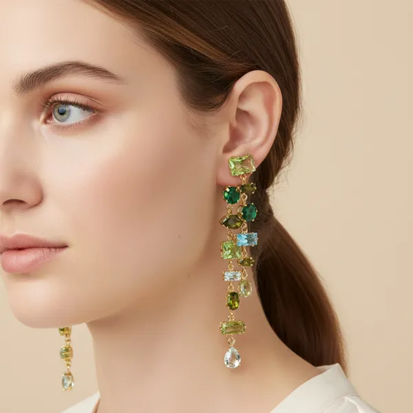 Green_Stainless_Steel_Stone_Statement_Earrings_For_Women
