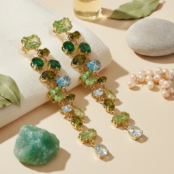 Green_Stainless_Steel_Stone_Statement_Earrings_For_Women