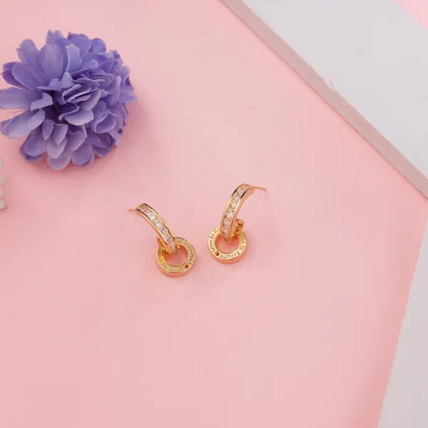 Golden_Stainless_Steel_Everyday_Minimalist_Crystal_Link_Earrings_For_Women