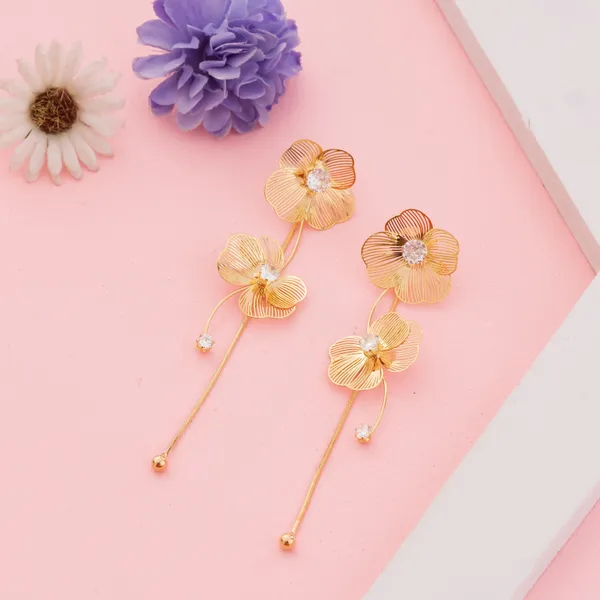Golden_Stainless_Steel_Filigree_Flower_Dangle_Earrings_For_Women