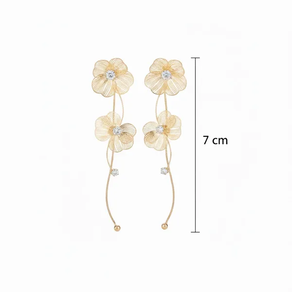 Golden_Stainless_Steel_Filigree_Flower_Dangle_Earrings_For_Women