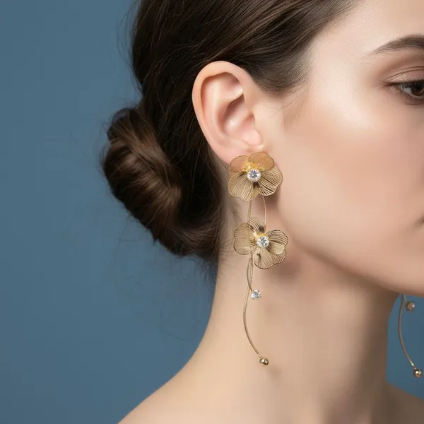 Golden_Stainless_Steel_Filigree_Flower_Dangle_Earrings_For_Women