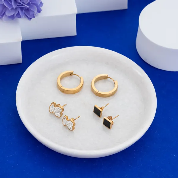 Multicolour_Stainless_Steel_3-Pair_Anti-Tarnish_Earring_Set:_Studs_Hoops_Combo_For_Women