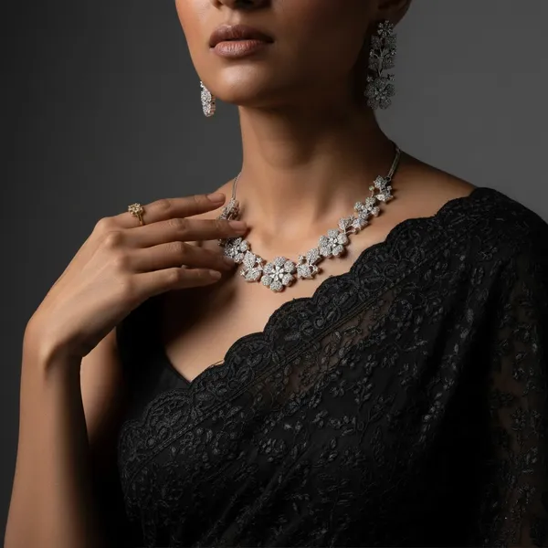 Silver_Stainless_Steel_All-Crystal_Sparkling_Statement_Necklace_Set_For_Women