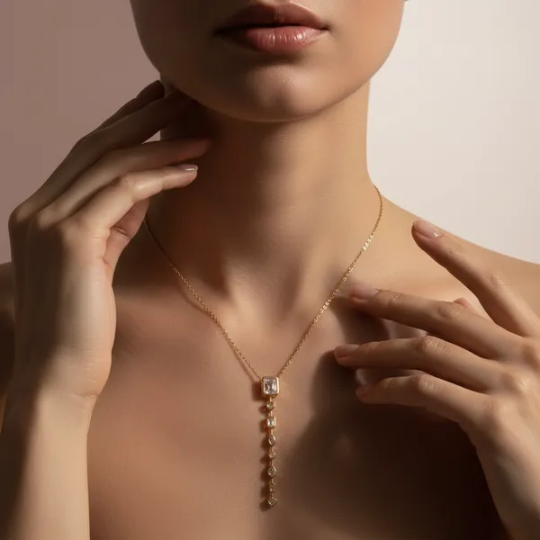 Golden_Stainless_Steel_Elegant_Stone_Drop_Necklace_For_Women