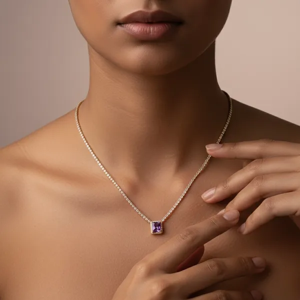 Purple_Stainless_Steel_Gem_Lariat_Necklace_For_Women
